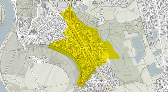Immobilienpreisekarte Düsseldorf Garath