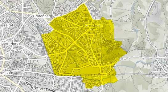 Immobilienpreisekarte Düsseldorf Gerresheim