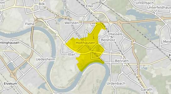 Immobilienpreisekarte Düsseldorf Holthausen