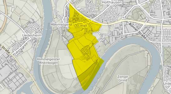 Immobilienpreisekarte Düsseldorf Itter