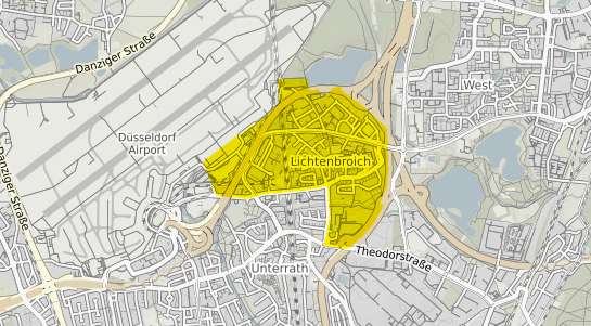 Immobilienpreisekarte Düsseldorf Lichtenbroich