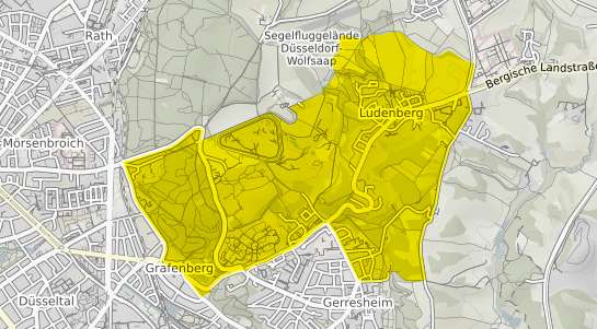 Immobilienpreisekarte Düsseldorf Ludenberg