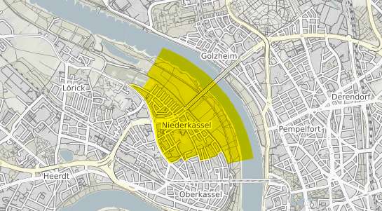 Immobilienpreisekarte Düsseldorf Niederkassel