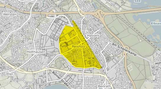 Immobilienpreisekarte Düsseldorf Reisholz