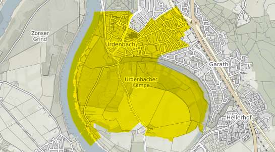 Immobilienpreisekarte Düsseldorf Urdenbach
