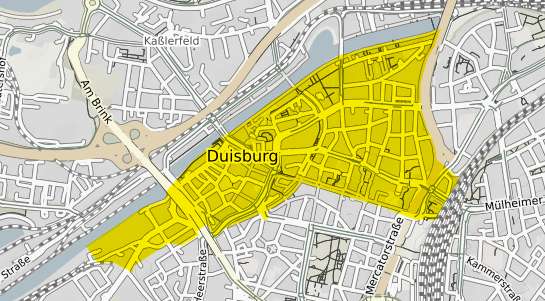 Immobilienpreisekarte Duisburg Altstadt