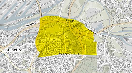 Immobilienpreisekarte Duisburg Duissern
