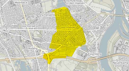 Immobilienpreisekarte Duisburg Hochheide