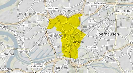 Immobilienpreisekarte Duisburg Obermeiderich