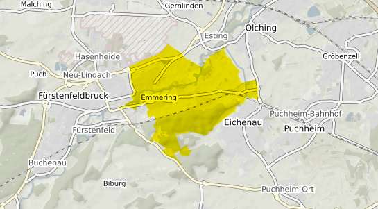 Immobilienpreisekarte Emmering b. Wasserburg a. Inn Emmering