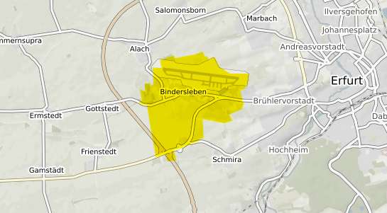 Immobilienpreisekarte Erfurt Bindersleben