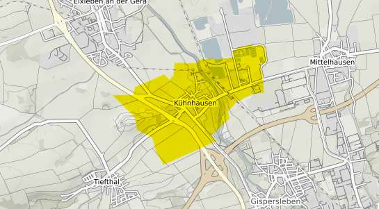 Immobilienpreisekarte Erfurt Kühnhausen