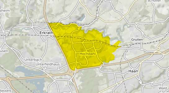 Immobilienpreisekarte Erkrath Hochdahl