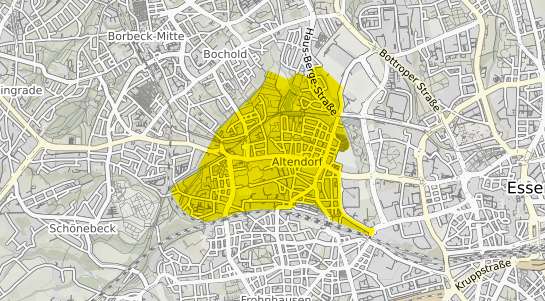 Immobilienpreisekarte Essen Altendorf