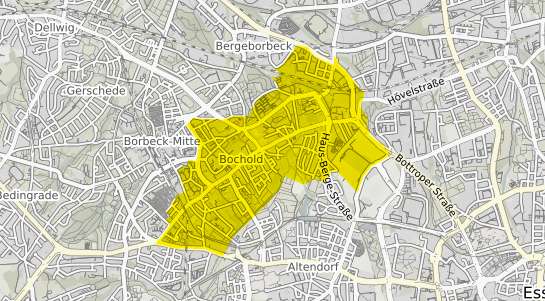 Immobilienpreisekarte Essen Bochold