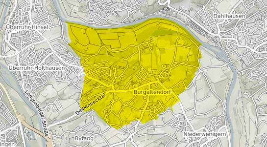 Immobilienpreisekarte Essen Burgaltendorf