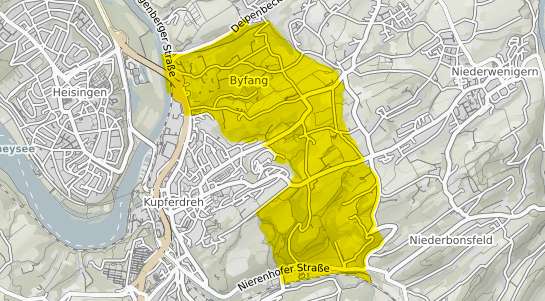 Immobilienpreisekarte Essen Byfang