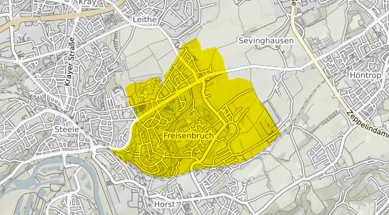 Immobilienpreisekarte Essen Freisenbruch