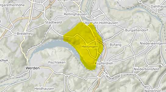 Immobilienpreisekarte Essen Heisingen