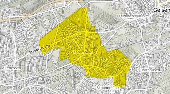 Immobilienpreisekarte Essen Katernberg