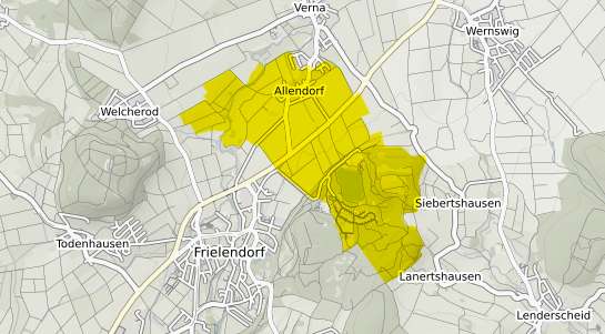 Immobilienpreisekarte Frielendorf Allendorf