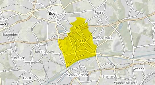 Immobilienpreisekarte Gelsenkirchen Erle