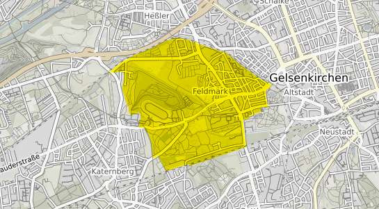 Immobilienpreisekarte Gelsenkirchen Feldmark