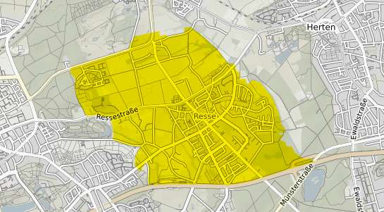 Immobilienpreisekarte Gelsenkirchen Resse
