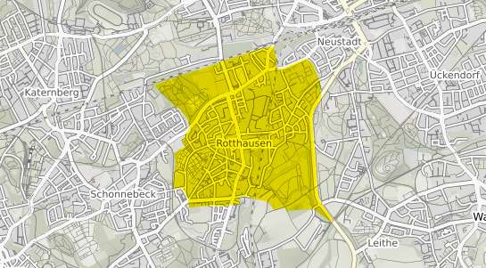 Immobilienpreisekarte Gelsenkirchen Rotthausen