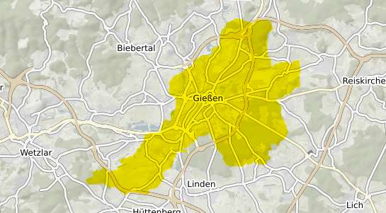 Immobilienpreisekarte Gießen Giessen
