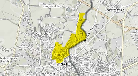 Immobilienpreisekarte Görlitz Nikolaivorstadt