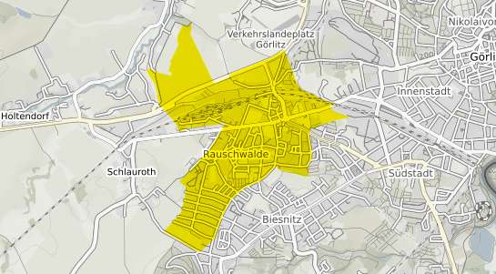 Immobilienpreisekarte Görlitz Rauschwalde