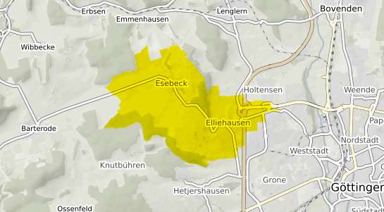 Immobilienpreisekarte G&ouml;ttingen Esebeck