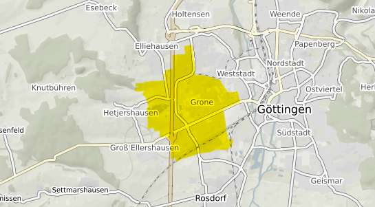 Immobilienpreisekarte G&ouml;ttingen Grone