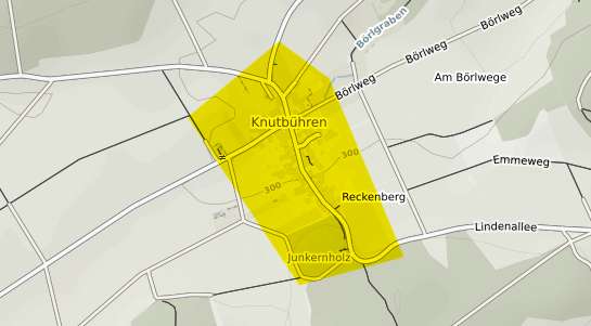 Immobilienpreisekarte G&ouml;ttingen Knutb&uuml;hren