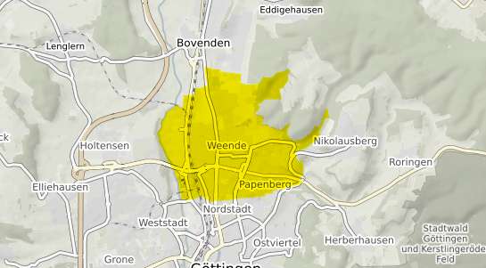 Immobilienpreisekarte G&ouml;ttingen Weende