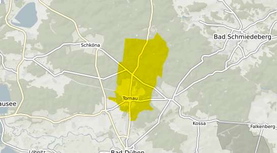 Immobilienpreisekarte Gr&auml;fenhainichen Tornau