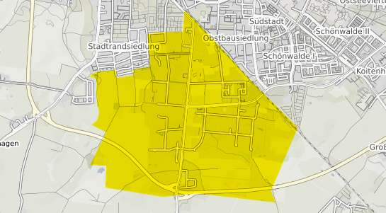 Immobilienpreisekarte Greifswald Industriegebiet