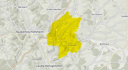 Immobilienpreisekarte Grünsfeld Grünsfeld