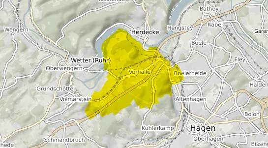 Immobilienpreisekarte Hagen Vorhalle