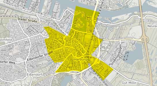 Immobilienpreisekarte Hamburg Harburg