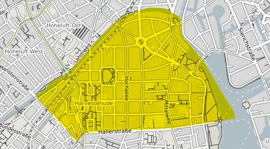 Immobilienpreisekarte Hamburg Harvestehude