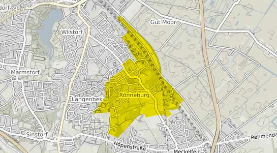 Immobilienpreisekarte Hamburg R&ouml;nneburg