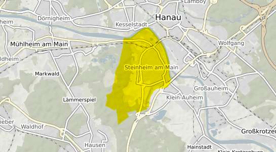 Immobilienpreisekarte Hanau Steinheim