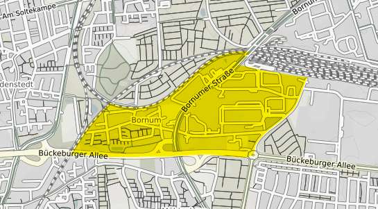 Immobilienpreisekarte Hannover Bornum