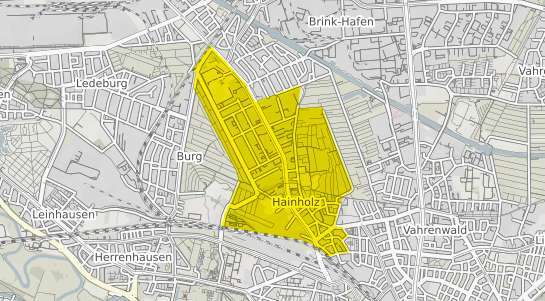 Immobilienpreisekarte Hannover Hainholz