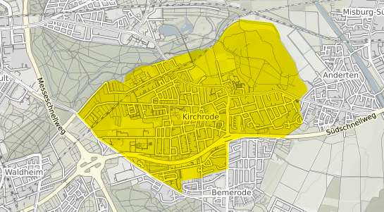 Immobilienpreisekarte Hannover Kirchrode