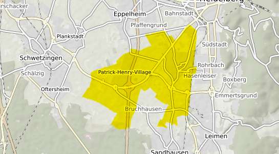 Immobilienpreisekarte Heidelberg Kirchheim
