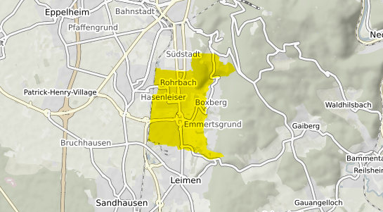 Immobilienpreisekarte Heidelberg Rohrbach
