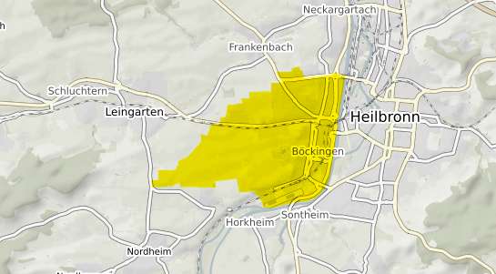 Immobilienpreisekarte Heilbronn B&ouml;ckingen